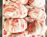 味ご飯の残りde肉巻きおにぎり*°作り方3写真
