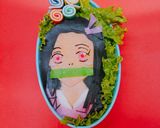 鬼滅の刃 禰豆子 キャラ弁作り方4写真