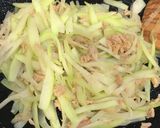 野菜パパイヤとシーチキンの塩炒め作り方3写真