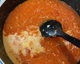 バジルとモッツァレラのトマトソースパスタ作り方7写真