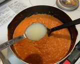 バジルとモッツァレラのトマトソースパスタ作り方8写真