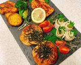かじきの醤油麹バターレモンソース焼き作り方3写真