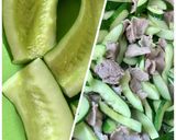 夏バテ予防♫豚肉冬瓜(きゅうり)の炒め物作り方5写真