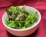 春菊の海苔サラダ(黒酢ドレッシング和え)作り方7写真