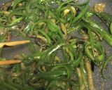 トロトロナスとピーマンのこってり味噌炒め作り方4写真