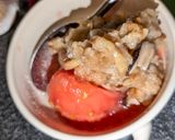 鶏もも生姜おこわのトマトファルシ作り方3写真