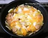 ほたて干貝柱と白菜の卵とじ作り方5写真