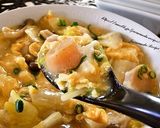 ほたて干貝柱と白菜の卵とじ作り方6写真