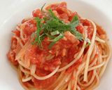 ニンニクたっぷりベーコントマトパスタ作り方5写真