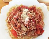簡単！時短！定番トマトミートソース作り方5写真