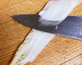 コツ：鍋に入れる白菜はそぎ切り作り方2写真