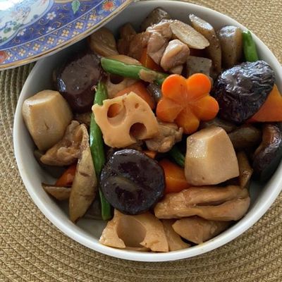 煮物 具材を選べる レンジで煮物 （和風だしあんかけ/甘辛そぼろ煮）」新