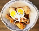 節約料理♡手羽元とゆで卵の炊き合わせ作り方5写真