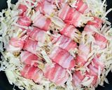 もやしキャベツの豚肉巻き〜酒蒸し焼き〜作り方3写真