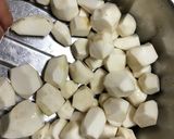 簡単○さといもとひき肉の煮たやつ作り方15写真