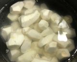 簡単○さといもとひき肉の煮たやつ作り方16写真