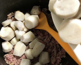 簡単○さといもとひき肉の煮たやつ作り方26写真