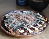 オートミールでふわふわお好み焼き作り方5写真