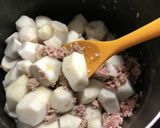 簡単○さといもとひき肉の煮たやつ作り方27写真