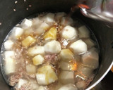 簡単○さといもとひき肉の煮たやつ作り方32写真