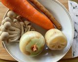 簡単万能食塩不使用!!根菜スープ!!!作り方1写真