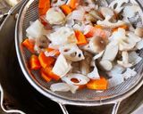 簡単万能食塩不使用!!根菜スープ!!!作り方5写真