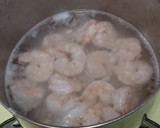 かぶの葉のエビマヨ炒め作り方3写真