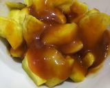 さつまいものバター醤油あんかけ作り方9写真