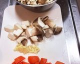 きのこと人参トマトの腸活リゾット作り方1写真