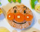 離乳・幼児食★アンパンマンプレート作り方1写真