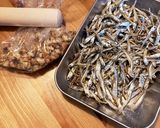 簡単☆くるみと煮干しの甘カリカリ作り方1写真