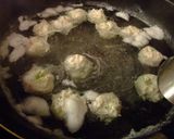 鶏胸肉の団子入り和風スープ作り方3写真