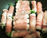 ピーマンとえのきの豚巻き　お弁当にも作り方3写真