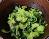 ヨウサマの減塩チンゲン菜と卵のあんかけ作り方1写真