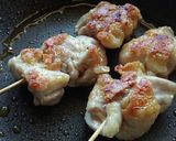 悪魔のおつまみ★焼き鳥わさびバターソース作り方4写真