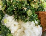 超簡単　大根の葉っぱ丼作り方8写真