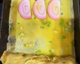 お弁当の彩りに！かまぼこ入り玉子焼き作り方2写真