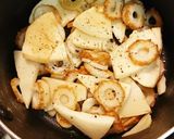 タケノコと竹輪のマヨ焼き作り方2写真