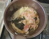 m豚とえのきのわかめ入り春雨スープ作り方3写真