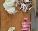 冬に食べたくなる　和風クリームパスタ♪作り方2写真