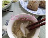 鶏がらスープで牛こまスープ（笑）作り方12写真