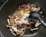 冬に食べたくなる　和風クリームパスタ♪作り方7写真