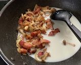 冬に食べたくなる　和風クリームパスタ♪作り方8写真