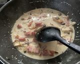冬に食べたくなる　和風クリームパスタ♪作り方9写真