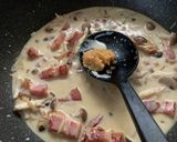 冬に食べたくなる　和風クリームパスタ♪作り方10写真