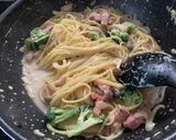 冬に食べたくなる　和風クリームパスタ♪作り方12写真