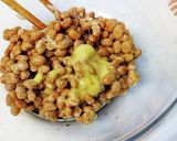 フワパラ納豆レタス炒飯。作り方1写真