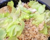 フワパラ納豆レタス炒飯。作り方7写真