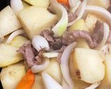 大さじで作る肉じゃが作り方3写真