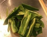 レンジで簡単　ピーマンの甘辛味噌和え作り方2写真